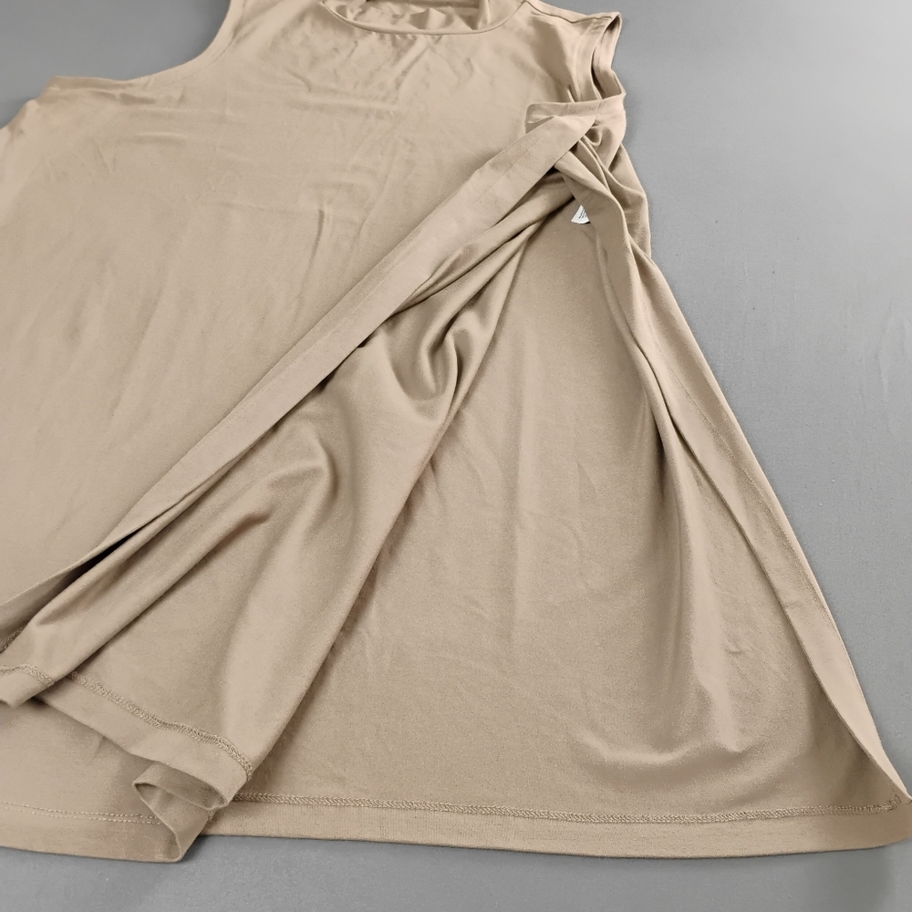 EILEEN FISHER Mock Neck Tunic Top Women's Size 1X Brow Light NWT ($109) - Picture 6 of 16